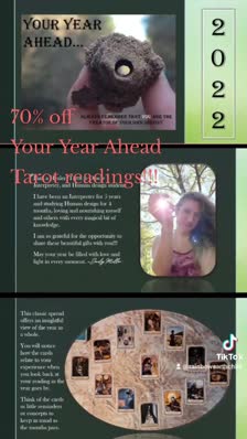 70% off
Your Year Ahead Tarot readings!!! 